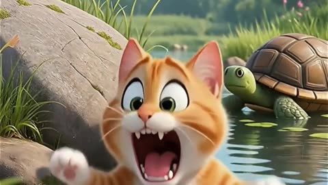 He Tried to Steal the Fish… Big Mistake 😳