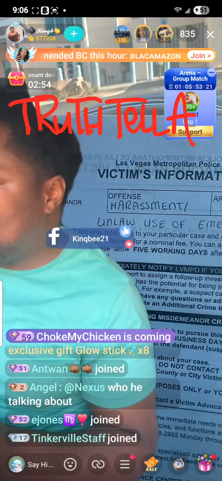 KINGB PRESSES CHARGES ON DIXON FOR HARRASSMENT