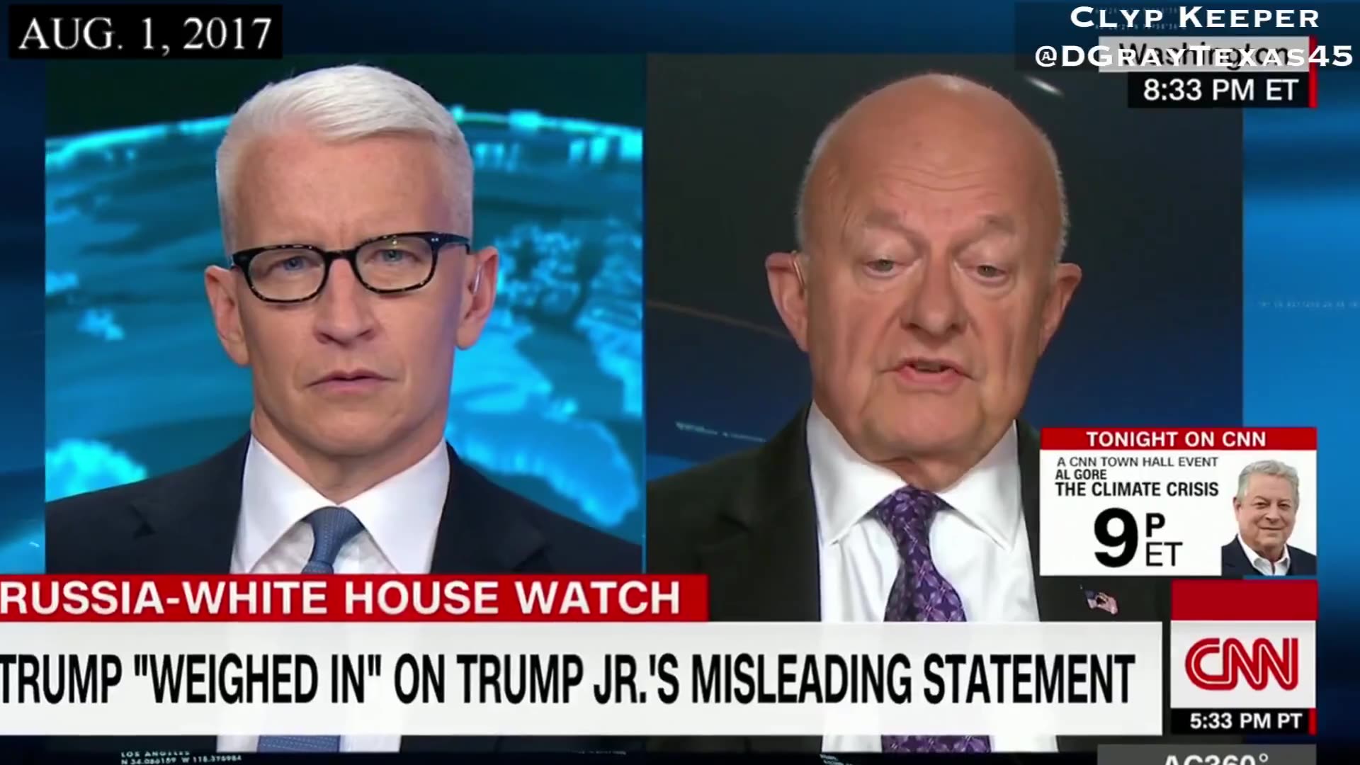 James Clapper talking about “THE ASSAULT ON TRUTH”