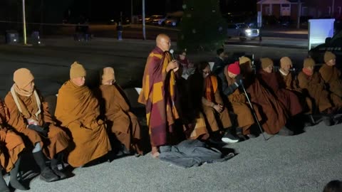 LIVE: Buddhist Monks on “Walk for Peace” Out in Good Hope, Georgia