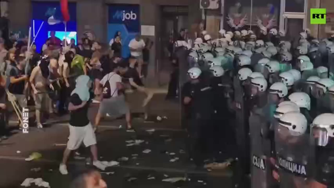 Protests & riots in Serbia