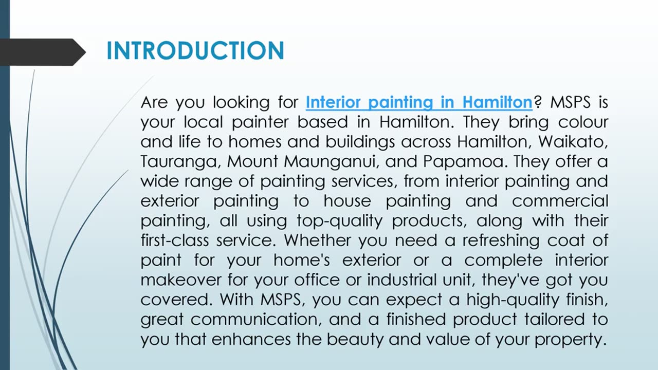 Are you looking for Interior painting in Hamilton?