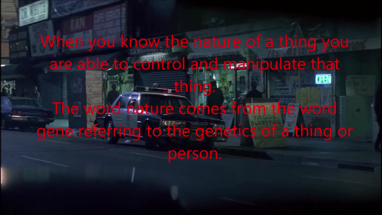 When you know the nature of a thing.