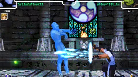 Sub zero and Sailor Moon (Me) vs Reptile Match #2