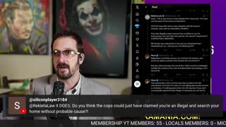 Threatened By A Moron - Key Word Is ILLEGAL: Do They Get 4th Am Protection? - Don Lemon Indicted