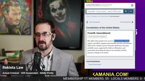 Threatened By A Moron - Key Word Is ILLEGAL: Do They Get 4th Am Protection? - Don Lemon Indicted