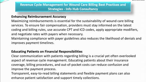 Revenue Cycle Management for Wound Care Billing