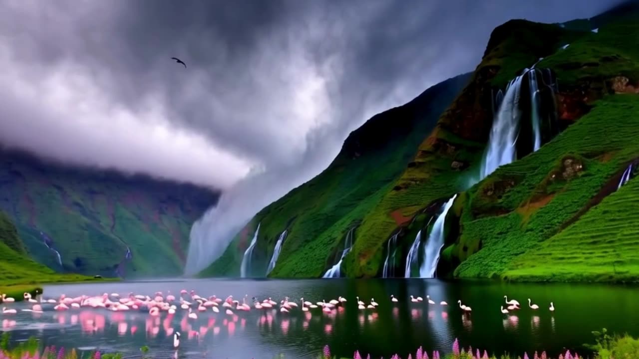 A Mesmerizing Waterfall View