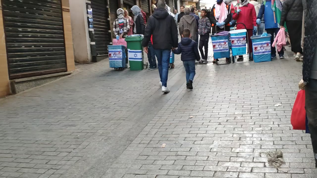 مسيرة حاشدة شعبية استنكارا لرسو سفن العدو بميناء طنجة 20 04 2025 حاصر حصارك سقط القناع