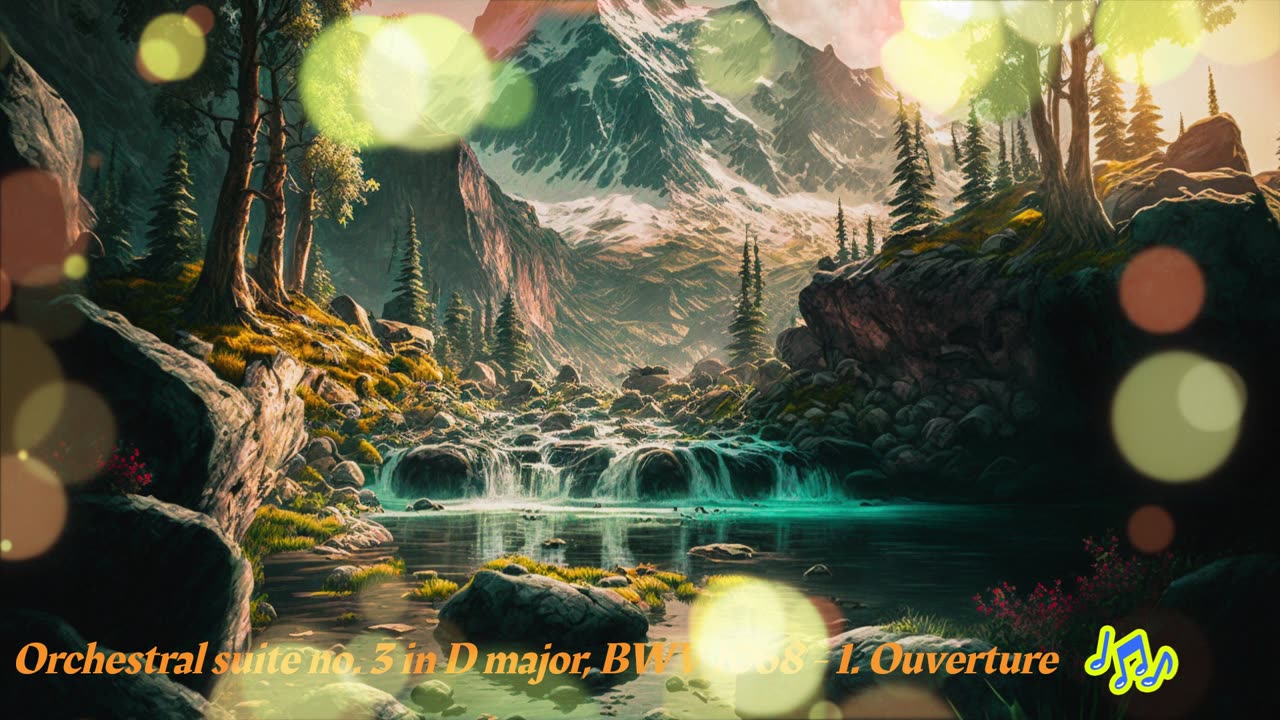 Bach – Orchestral Suite No. 3 in D Major, BWV 1068 Ouverture Relaxing Baroque Classical Music