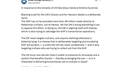 UN chief says US-backed Gaza aid operation 'is killing people'