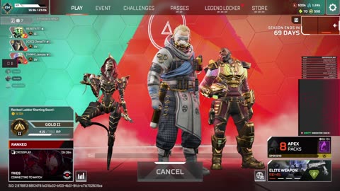 ratting while i get 100 % apex ranking and rapping
