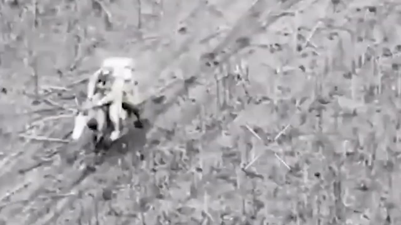 Russian Calvary Targeted By Kamikaze Drone