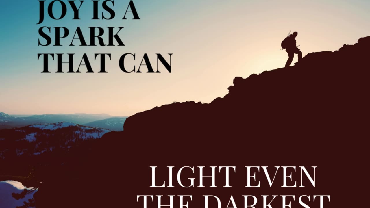 What if joy isn’t just a feeling—but the spark that lights up your darkest moments?