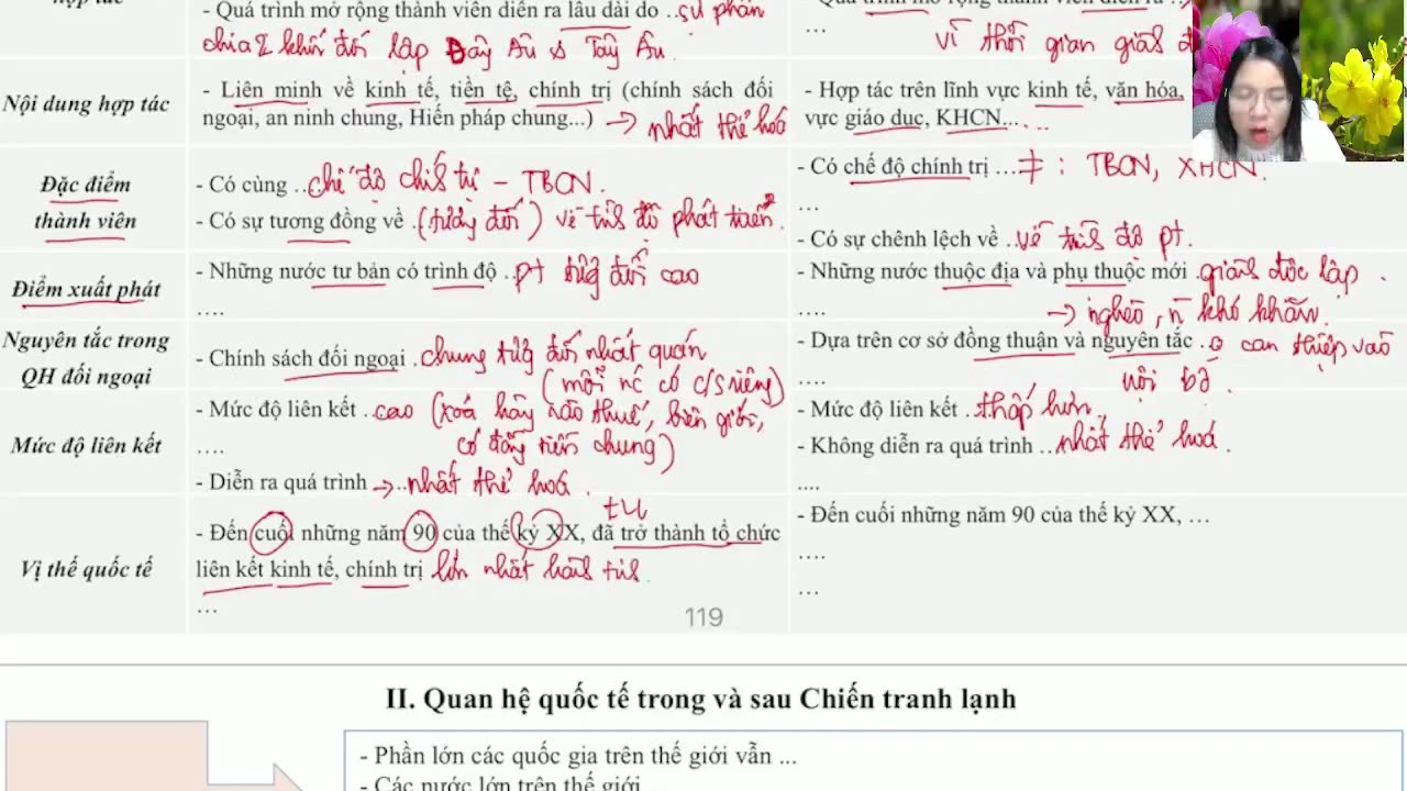 Buổi 55: So sánh một số vấn đề lịch sử - Phần 1