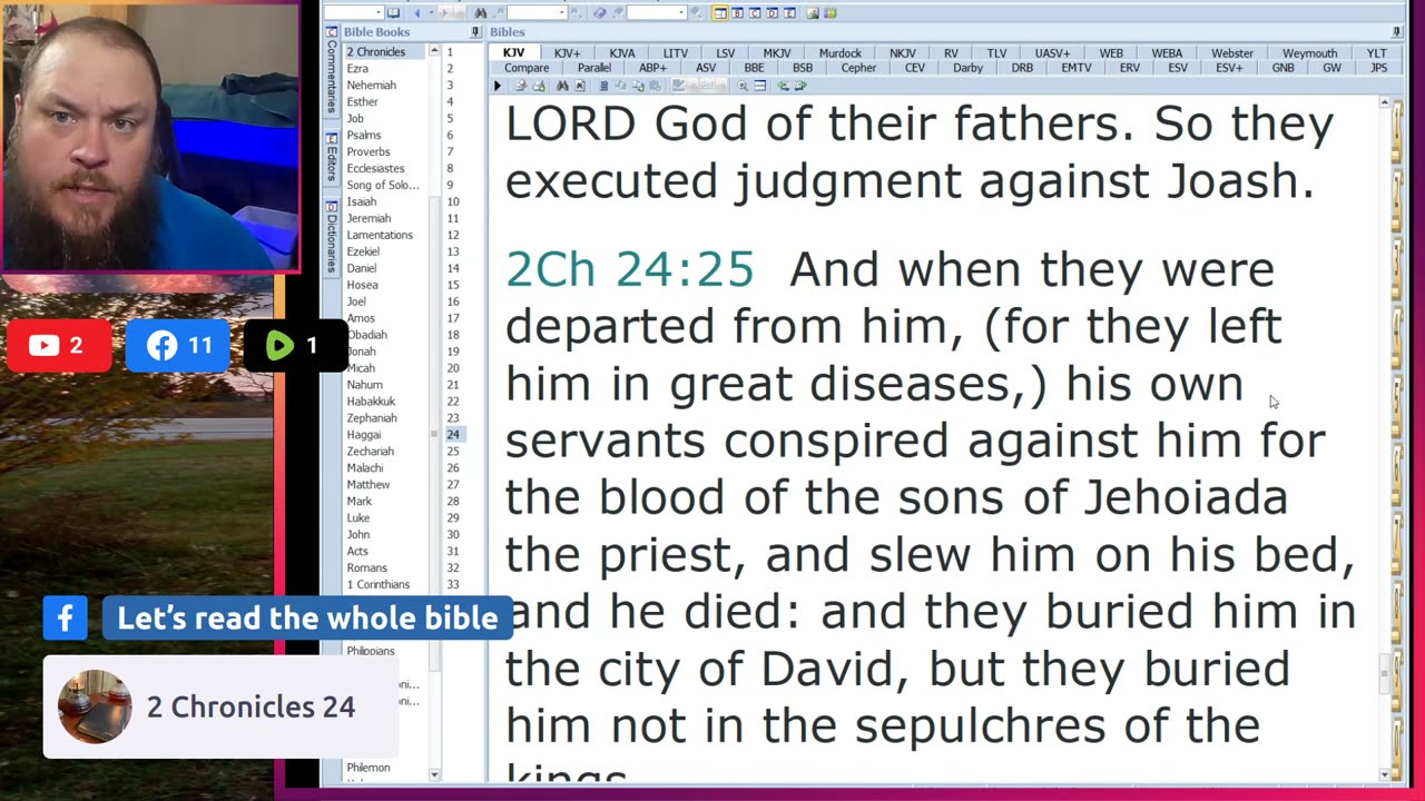 Let's Read the Whole Bible Y'all!! 07/25/2025