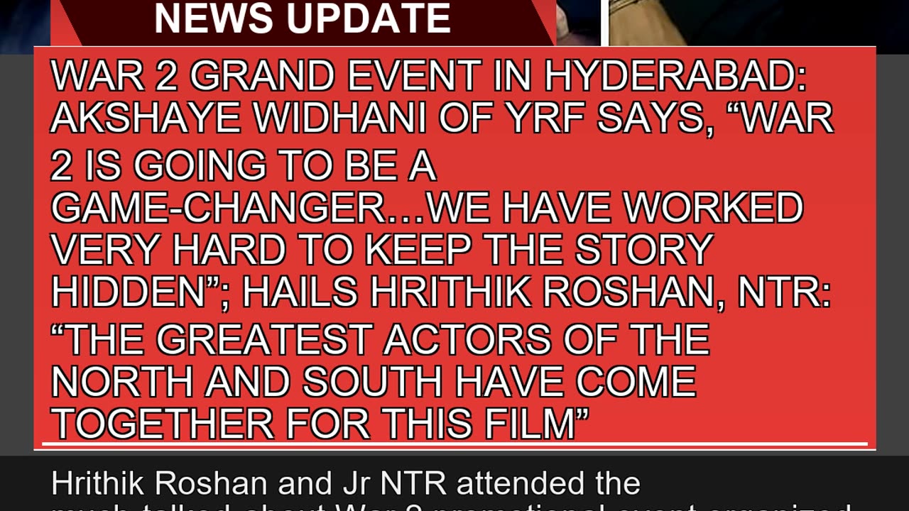 War Grand Event in Hyderabad Akshaye Widhani of