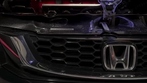 Honda Civic FB6 Sedan - Custom Car LED Bonnet / Hood Holder Prop video showcase! 🚗🔧🔆