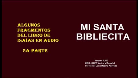 MI SANTA BIBLIECITA 23 Isaías - Parte 2