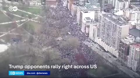 Hundreds of thousands protest against Donald Trump's radical politics DW News
