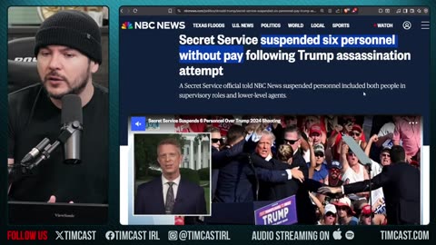 Timcast | Secret Service ONLY SUSPENDED⁉️