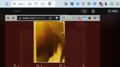 Dorothy Izatt - Claimed this was bigfoot inside a UFO - Paul says No, its her sitting in a old chair