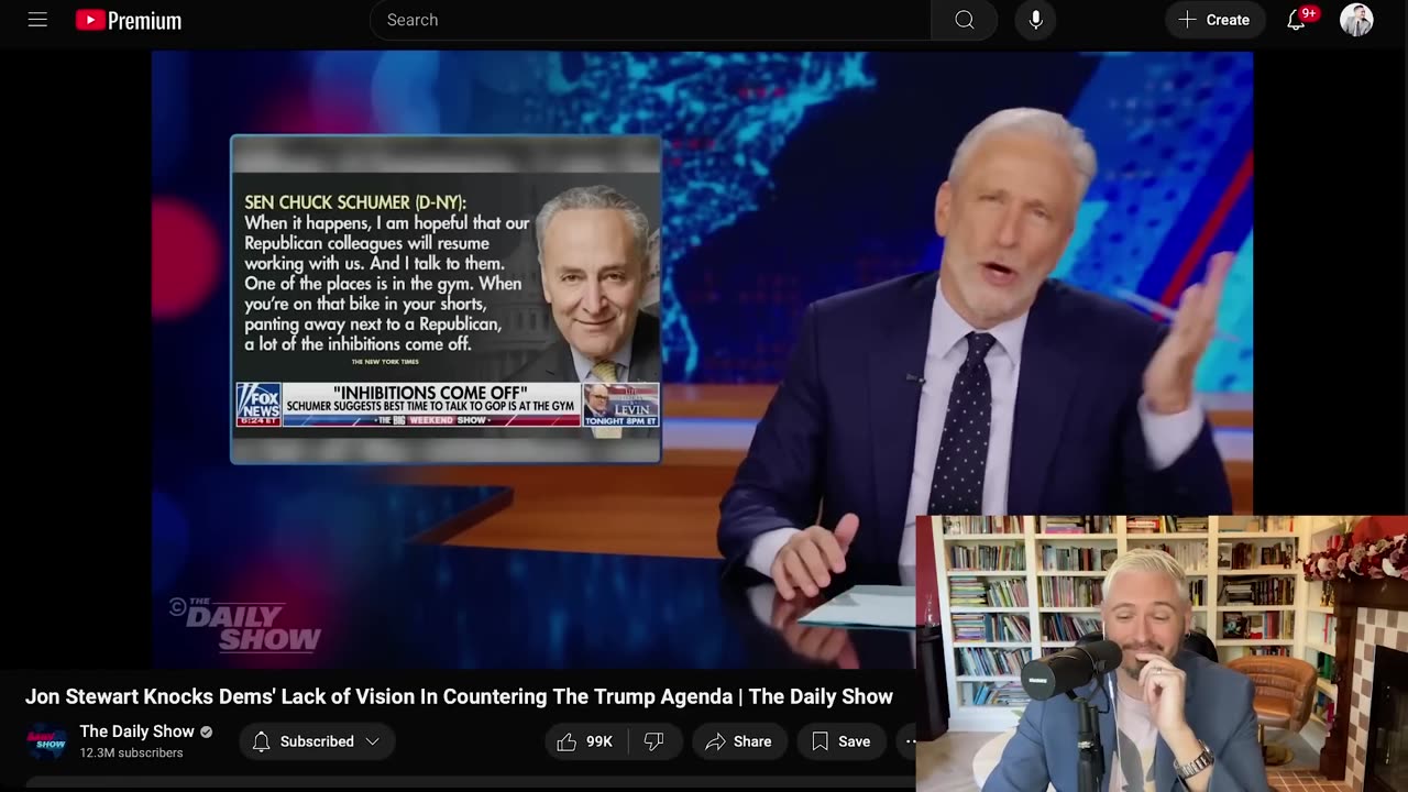 Jon Stewart GOBSMACKED By Chuck Schumer’s Pathetic Weakness _ The Kyle Kulinski Show