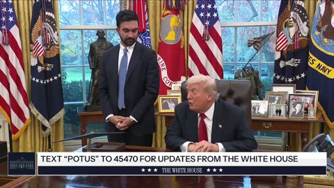 WATCH: Donald Trump and Zohran Mamdani Meet at the White House...