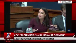 AOC: "Elon Musk Is A Billionaire Conman"