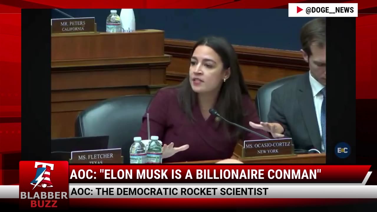 AOC: "Elon Musk Is A Billionaire Conman"