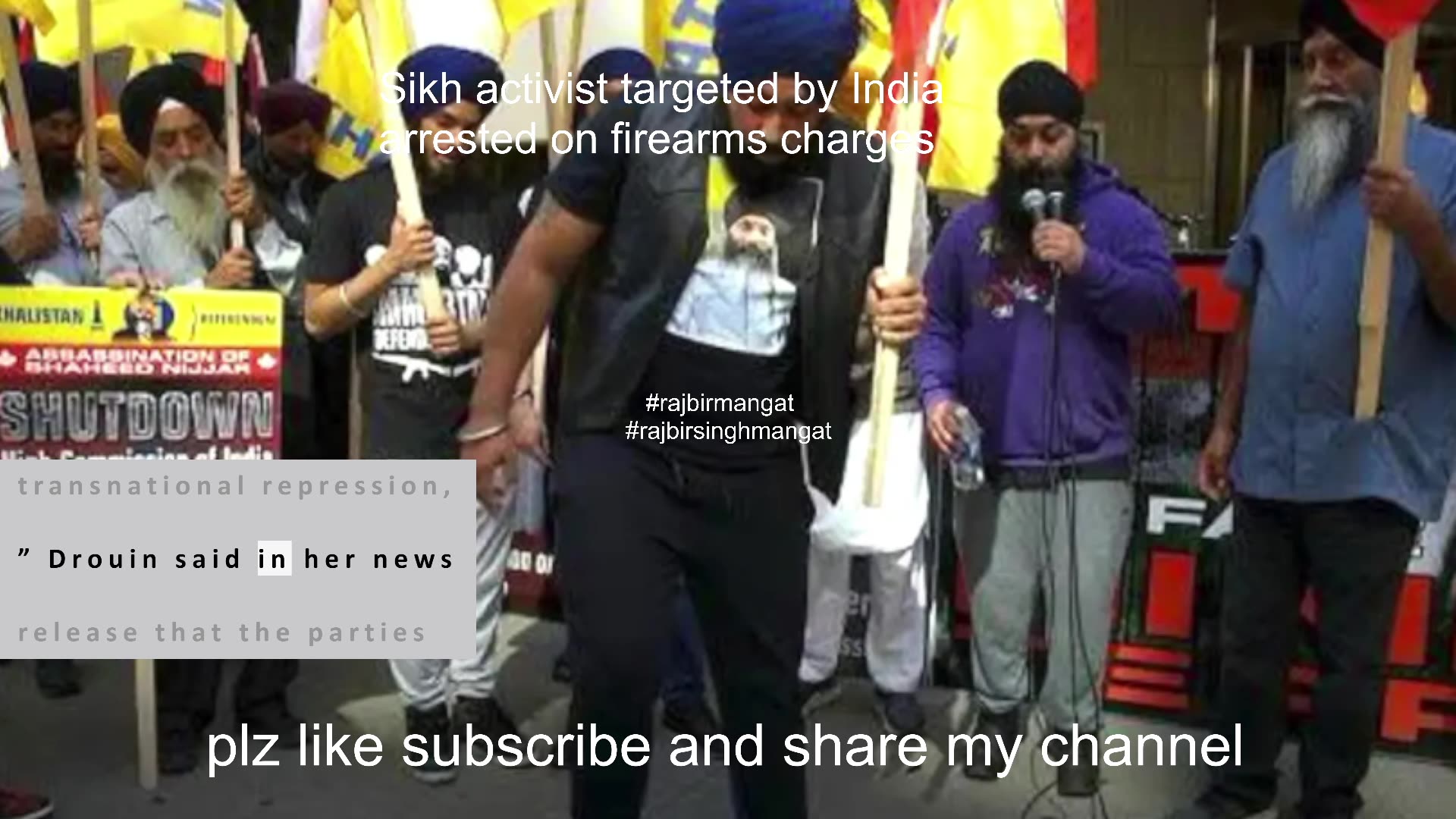 Sikh activist targeted by India arrested on firearms charges-Global News