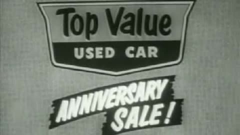 Commercial - DeSoto - Plymouth dealers used car sale 1955