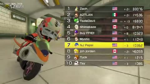 7_21_24 Edition of Mario Kart 8 Deluxe. Racing with @MysticGamer