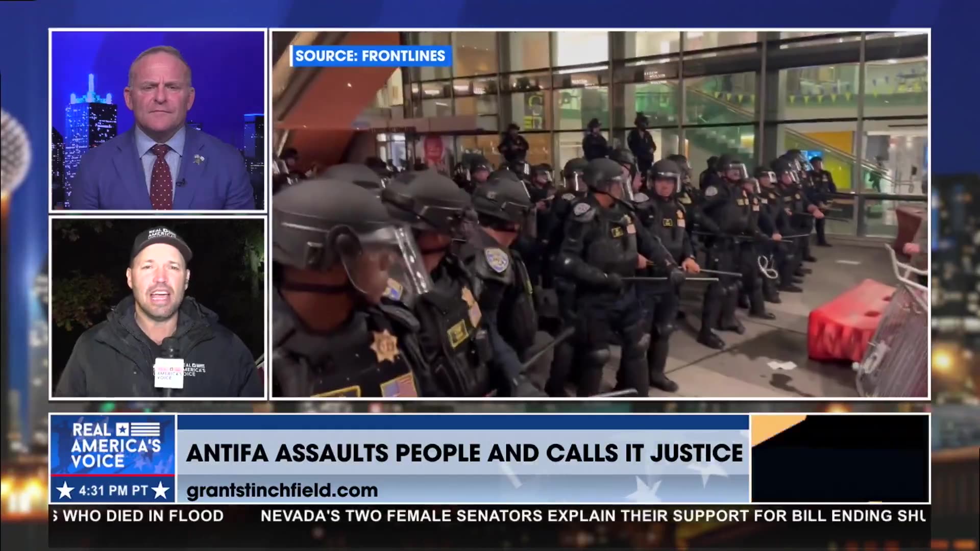 Ben Bergquam · ANTIFA PROTESTS AT TPUSA EVENT