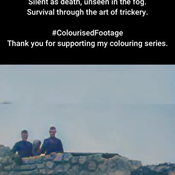 Ghosts in the Field WW1 Sniper Decoys in Action #ColourisedHistory