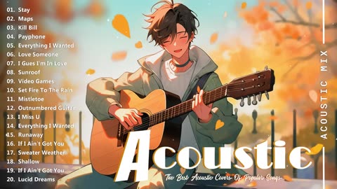 🌿 Acoustic Chill Vibes – Relaxing & Soothing Acoustic Music for Calm Moments 🌙