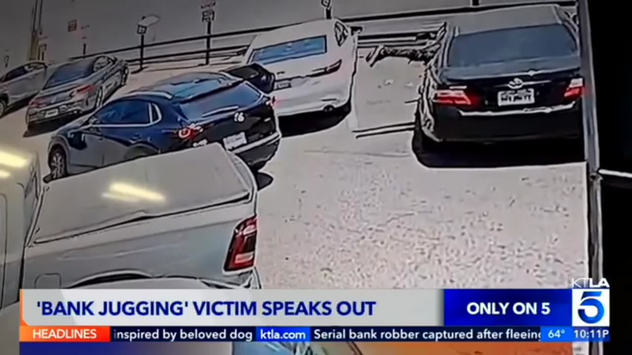 JUGGING Crimes Are Rampant in the US; Thieves WATCH, FOLLOW, & ROB Bank Customers