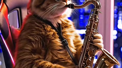 #saxophone #AI #cat #dublagens #cover #fyp
