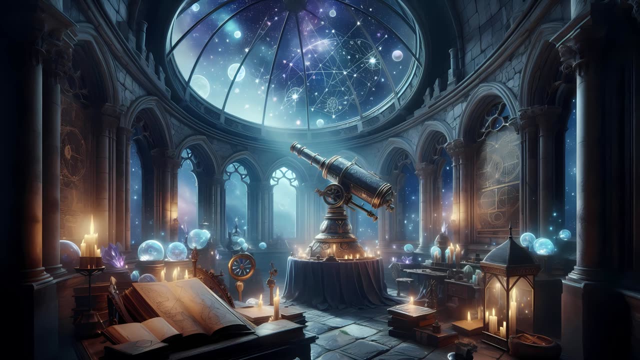 Celtic Fantasy Music | Mystical Medieval Observatory | Relaxing Ambience