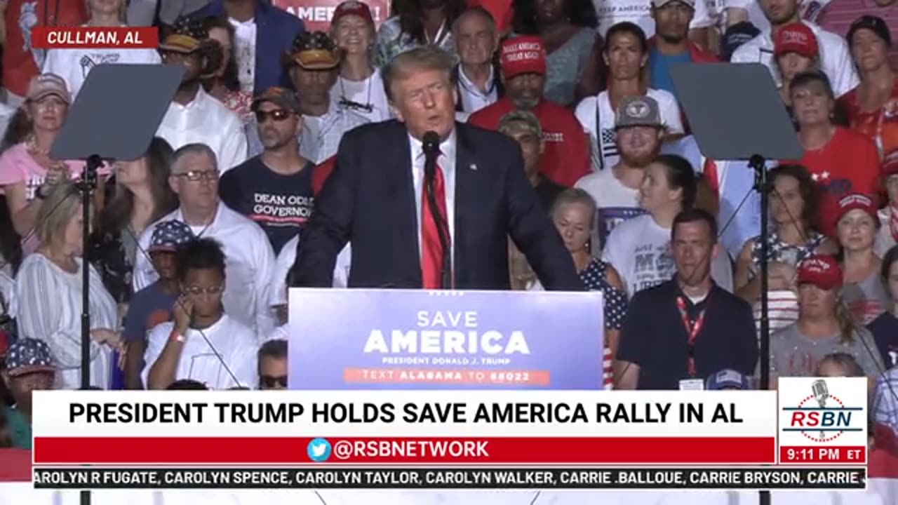 AUGUST 21 2021 President Donald Trump Rally LIVE in Cullman, AL PART 2