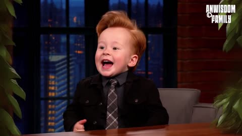 Baby Donald Trump Surprises Conan O'Brien for the First Time! - Baby Primetime Parody