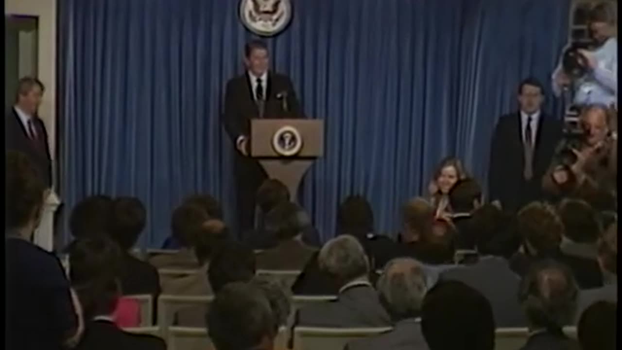 Archived ✅ | 5-14-1984 - President Reagan’s gives an Impromptu Press Conference