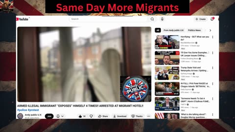 Same Day More Migrants UK