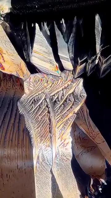 Watch As Epsom Salt Forms Vibrant Crystals Under A Microscope