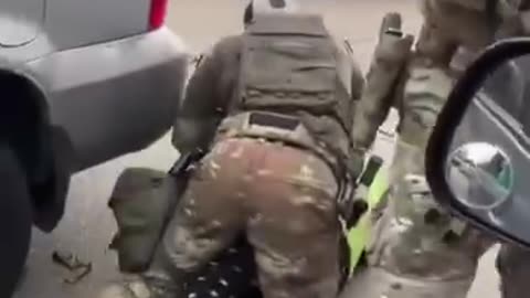 Lady tried to shove a door on a DHS agent and FAFO the hard way.