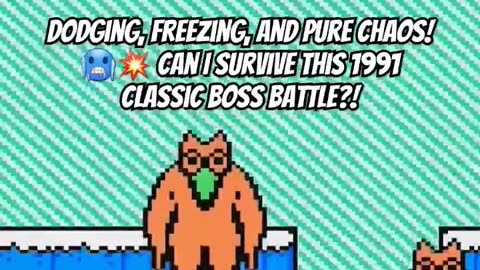 Snow Battle Showdown! ❄️🔥 Can I Beat These Giant Birds?! 🐦🎮 #SnowBros #RetroGamin