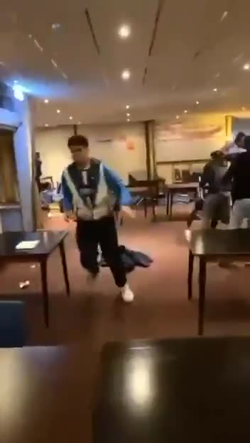 In the Netherlands, refugees destroy an entire hotel they had been living in for free...