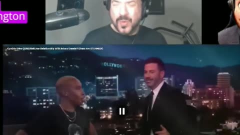 Lance B Reacting to '' Cynthia Erivo CONFIRMS Her Relationship With Ariana Grande?! clip 3