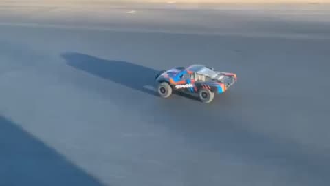 RC Car Drives Down Tucson Road