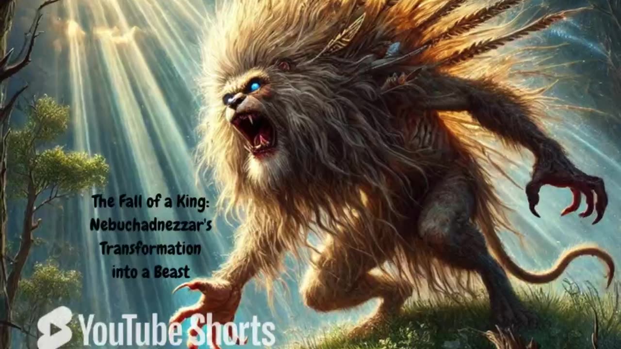 The Fall of a King: Nebuchadnezzar's Transformation into a Beast #motivationalvideo#love#bibleverse